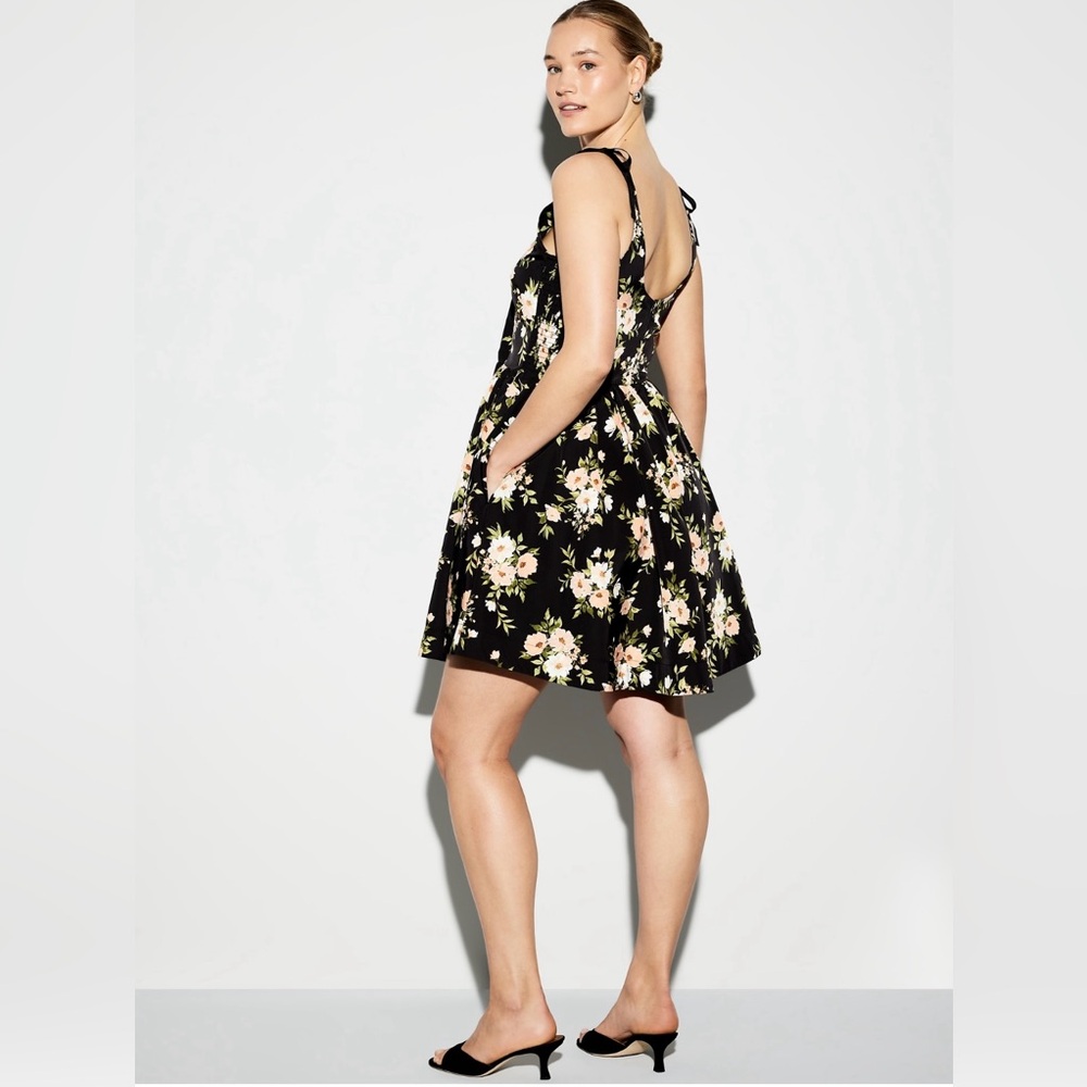 🆕 RESERVED EB The Occasion by Old Navy Women's Fit & Flare Taffeta Mini Dress M - Picture 7 of 15